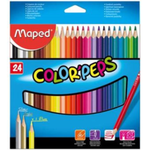 Lápis de Cor Maped Color'Peps - 24 Unidades