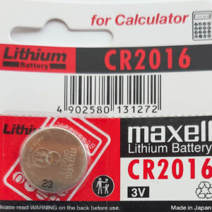 PILHA LITHIUM 3V CR2016 MAXELL