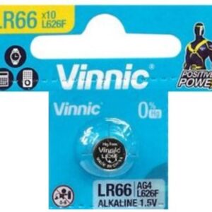 Pilha V377/SR626SW/AG4/SR66/G4 1,5V Vinnic