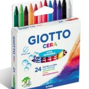 LAPIS DE CERA GIOTTO C/24 CORES