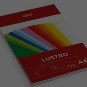 Bloco Papel Lustro A4