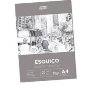 Caderno A4 Papel Vegetal Esguiço