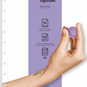 RECARGA CADERNO INGENIOX A4 50FLS LINHAS