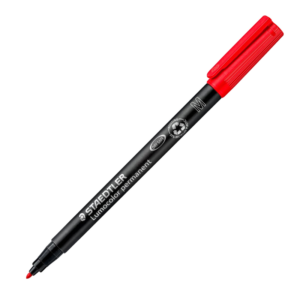 Marcador Permanente Staedtler  Vermelho