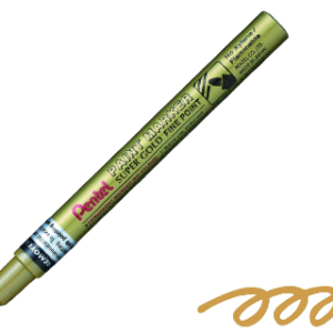 MARCADOR PENTEL PERMANENTE MSP 10 -X DOURADO PINTURAS DECORATIVAS F