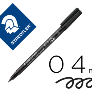 Marcador Permanente Staedler 313 S Fino Preto